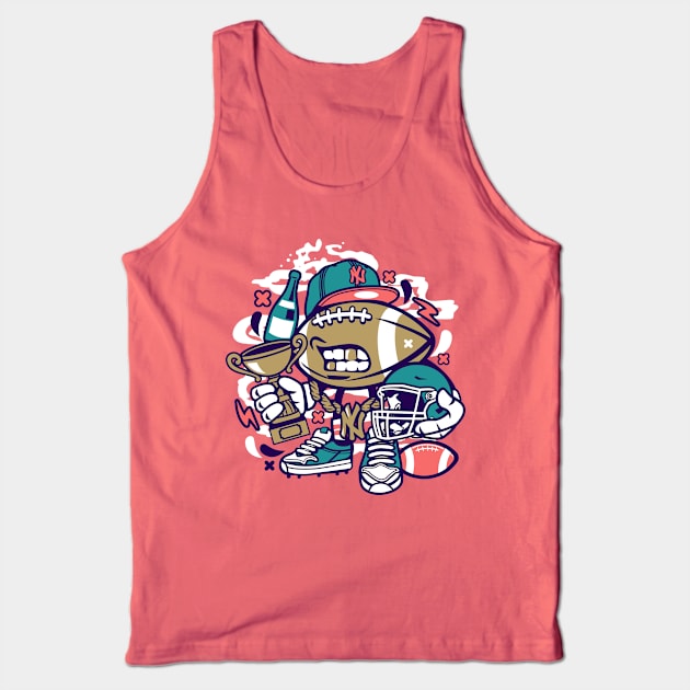 American Football Champion Tank Top by Superfunky